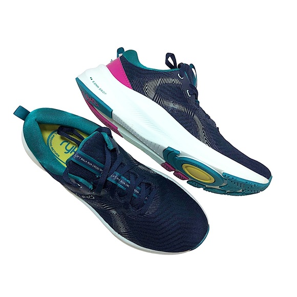 Ryka Shoes - Ryka Women's Never Quit Training Performance Running Athletic Navy Sneakers 8.5